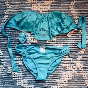 Turquoise Boho Bikini